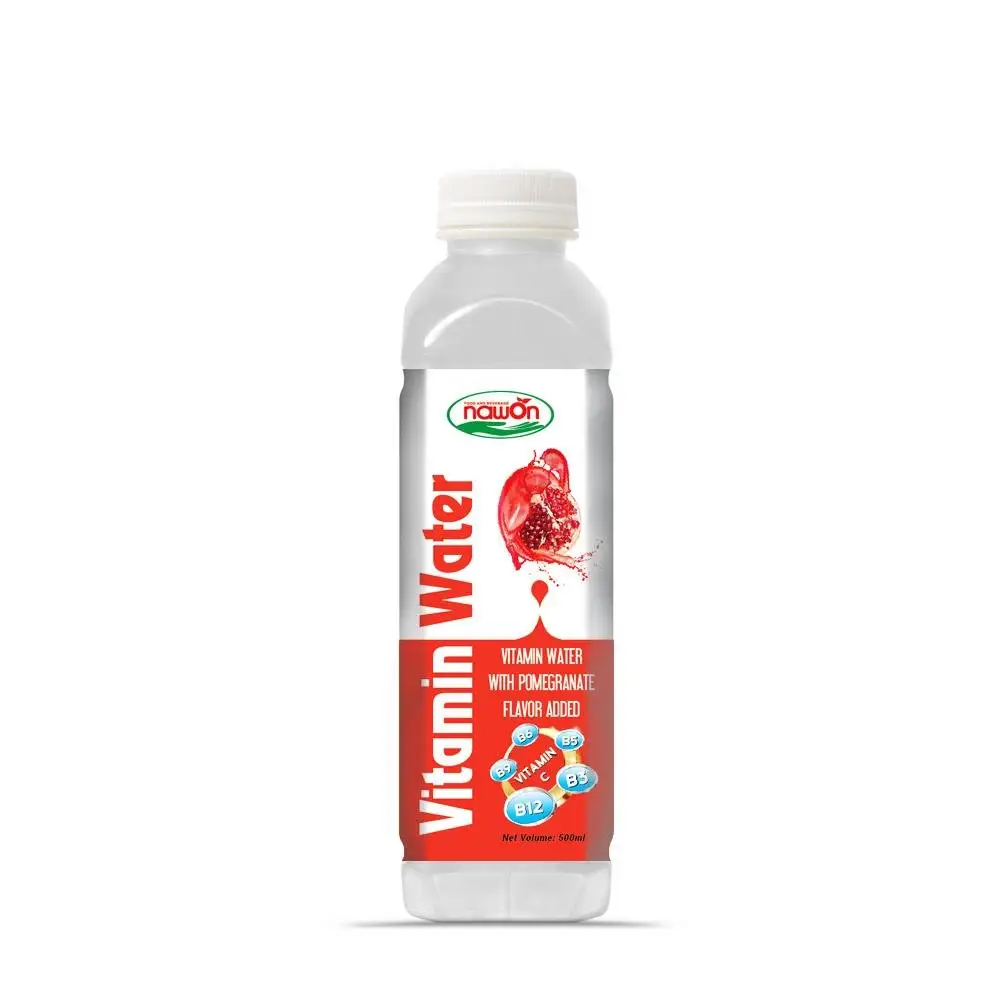 500 미리리터 비타민 물 석류 맛 추가 음료 건강한 도매 가격 개인 상표 할랄 비타민 물