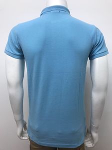 Camiseta de Manga Corta de Punto Transpirable para Hombre, Talla Grande, 100% Algodón, Color Negro Sólido - Product Image 6