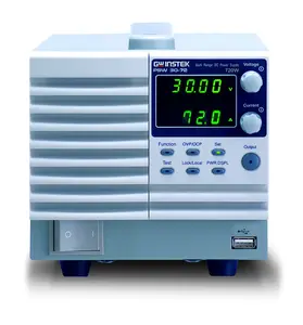 تبديل قابل للبرمجة من PSW-Series D.C. مزود الطاقة GWINSTEK 30V-80V-160V-250V-800V, 360 واط ~ 1080 واط ، نطاق متعدد