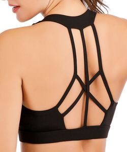 Sujetador deportivo con logotipo personalizado para mujer, ropa de gimnasio para Yoga y Fitness - Product Image 4