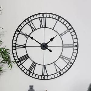 Iron Powder Coated Wall <b>Clock</b> for Home Decoration - Product Image 6