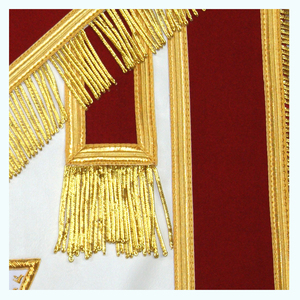 Delantal masónico del Arco Real, pastoral, de barman - Product Image 4