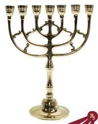 Best quality different designer 7 <b>branches</b> brass hand-crafted menorah Religious Candle Holder - Product Image 4