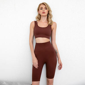 Soutien-gorge de sport pour femmes, Logo personnalisé, grande taille, entraînement, course à pied, Fitness, sans couture, Yoga - Product Image 4