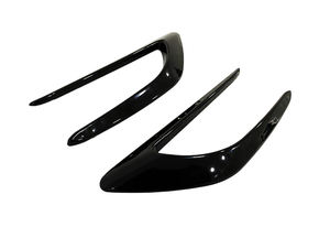 Universal D Line Side Vents Fender Piano Gloss Black Gauche et Droite Set Plastique ABS de haute qualité s'adapte à toutes les voitures - Product Image 2