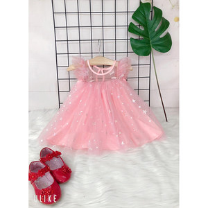 Nueva moda flor niña vestido fiesta cumpleaños boda princesa bebé Niñas Ropa niños Niña de Vietnam - Product Image 3