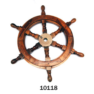 Wooden Craft <b>Ship</b> <b>Wheel</b> Collectible Nautical Decor Gift Wall Mountable Wooden <b>Ship</b> <b>Wheel</b> Wholesale - Product Image 6
