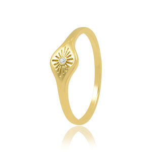 เพทายธรรมชาติอัญมณีสีขาวชุบทอง925เครื่องประดับเงินสเตอร์ลิงสำหรับผู้หญิงสมัยใหม่สำหรับสำนักงานและสไตล์ตราสัญลักษณ์ - Product Image 5