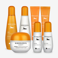 Ellelhotse Horse Oil Beauty Skincare, Kit de Cuidado Facial Profesional de 7 Piezas, Tónico, Emulsión, Crema, Antienvejecimiento, Blanqueador, K-Beauty