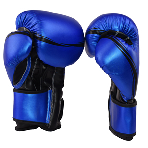 Guantes de boxeo de cuero profesional personalizados, entrenamiento profesional con logotipo personalizado, cuero PU para artes marciales - Product Image 2
