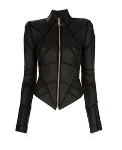 Chaqueta de motorista con parche de cuero para mujer, chaqueta de motorista de piel de vaca Real con cremallera, disponible en todos los colores - Product Image 1