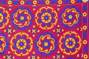 Funda de cama Bohemia bordada de lana 100% algodón, decoración para el hogar, tapiz colgante, decoración para sofá - Product Image 5