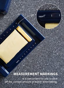 Récipient à beurre élégant en métal noir Design tendance Idéal pour servir du fromage et du beurre au restaurant - Product Image 4