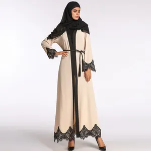 الإسلامية أنيقة العباءة المسلمات ملابس الأميرة فضفاضة قفطان عباءة