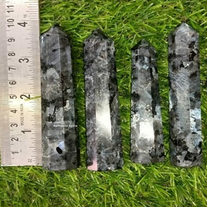 Venta al por mayor melocotón piedra lunar obelisco Tower Point Jembo mejor calidad cristal natural cuarzo ágata piedra preciosa para estilo Feng Shui - Product Image 5