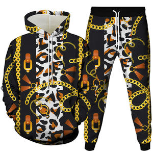 Sublimación hombres chándales peso pesado alta calidad Simple deportes jogging trajes único chándal conjunto al aire libre streetstyle - Product Image 5