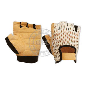 Gants de moto en cuir de chèvre, accessoires de course - Product Image 5