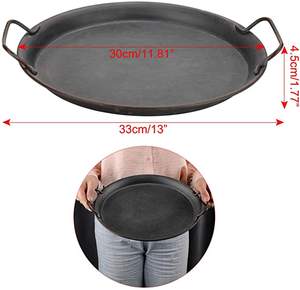 Bandeja de servicio galvanizada negra Perfecta para servir postres dulces en bodas caseras y decoración de hoteles pieza de exhibición elegante - Product Image 4