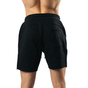 2024 Workout Jogger Sports 100% Cotton <b>Men</b> <b>Sweat</b> <b>Shorts</b> 300gsm Elastic Waist Quick Dry Breathable Solid Eco-Friendly Wholesale - Product Image 3