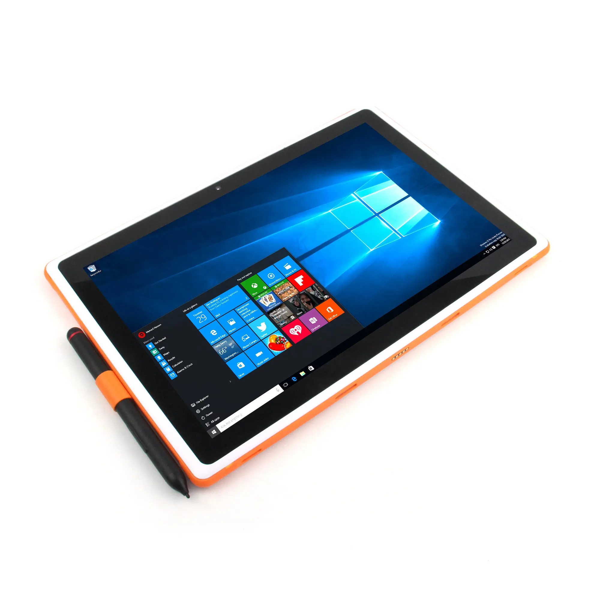 10 Inch Windows 10 4Gb Ram 64Gb Penyimpanan Tablet Pc dengan Keyboard Dilepas