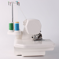 Machine à coudre surjeteuse domestique MYSEW MRS434W 1300 points par minute, 3 ou 4 fils, double aiguille, entraînement différentiel pour la couture à domicile