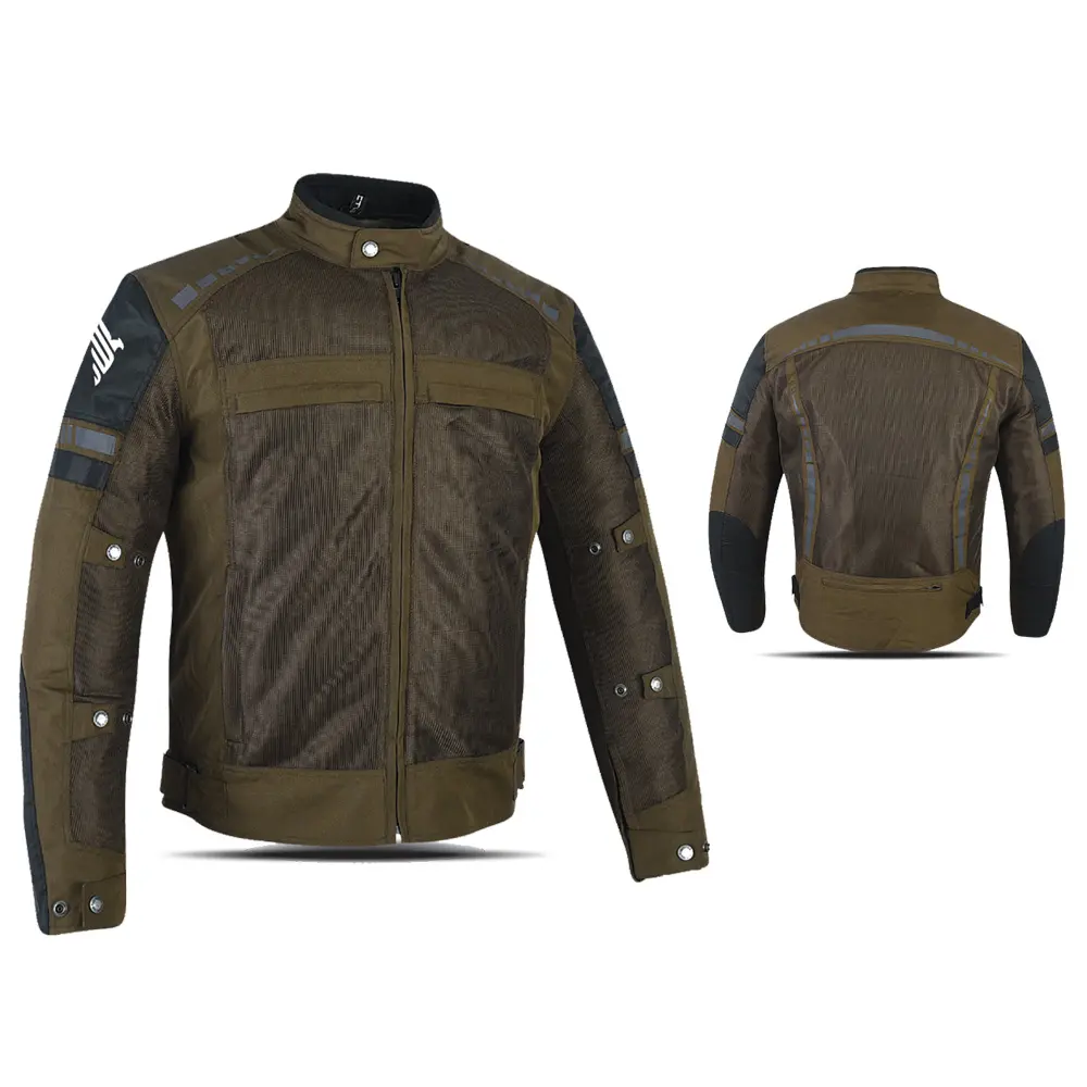 Adventure/Touring Motorcycle Jacket For Men Textile Motorbike CE Armored Waterproof Motorbike Jackets Adjustable Waist