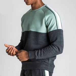 Sweats à capuche décontractés à col rond de haute qualité en coton épais pour hommes Streetwear d'automne à motif uni - Product Image 1