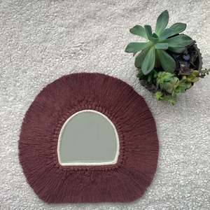 กระจกมาคราเม่ทำมืออย่างสวยงามสั่งทำพิเศษ - Product Image 1