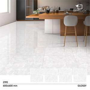 Ventes chaudes, tendance, carreaux de sol en céramique grise diamant de grand format 60x60, carreaux de porcelaine, carreaux de ciment, carreaux émaillés brillants - Product Image 2