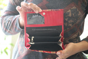 Bolso de mano con estampado multicolor para chicas, Cartera de piel auténtica, elegante, hecha a mano - Product Image 6