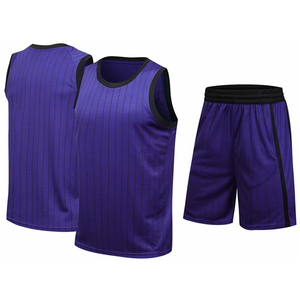 Maillot de basket-ball de haute qualité pour hommes, uniforme de basket-ball d'entraînement, short à Double poche personnalisé, combinaison de sport - Product Image 4