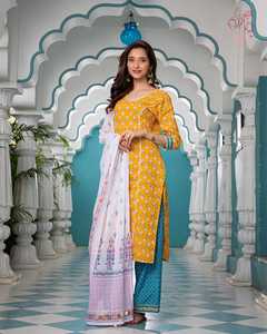 Gooflorant — pantalons Kurti à coupe droite, pantalon à cheville droit avec ouverture sur le côté - Product Image 2