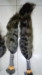 100% Raw Remy natural mejores pelos Un donante cabello humano crudo. Temple RAW bulk cabello humano. Producto sin procesar - Product Image 3