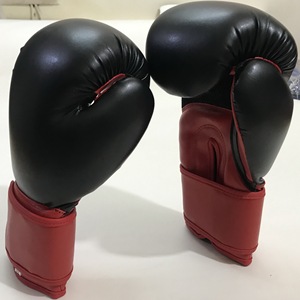 GAF Gants de boxe Gants de boxe Design personnalisé de Gym Boxe Training Cuir Noir Fitness Rouge - Product Image 5