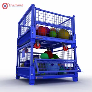 Collapsible Pallet Container Regular Single Wall Congregate Box for Pallet Size