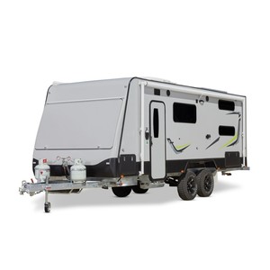 Nuova Caravan <span class=keywords><strong>in</strong></span> fibra di vetro con rimorchio da viaggio fuoristrada per famiglie con sospensione indipendente per soggiorno espandibile - Product Image 3