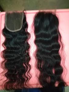 Cierre de cabello humano 100% virgen 9AA, cierre de encaje liso - Product Image 5