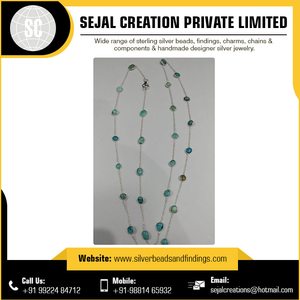 Collar de Plata de Ley 925 Sejal Creations, Unisex, Regalo de Boda con Oro de la India, para Fiesta, Compromiso, Aniversario - Product Image 2