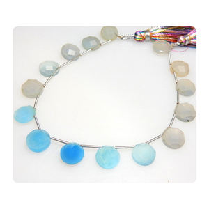 Cuentas de Piedras Preciosas Facetadas en Forma de Briolette, Corte Rosa, Todos los Colores, Certificadas, Tamaños 4mm 6mm, para Fabricación de Joyería, Venta al Por Mayor - Product Image 1