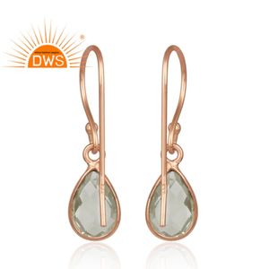 Pendientes Colgantes de Plata de Ley 925 con Amatista Verde Natural, Último Modelo 2026, para Mujer, Fabricante de Joyería - Product Image 4
