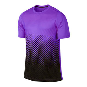 Camiseta DE TRABAJO atlético de entrenamiento de gimnasia para hombre personalizada, colores de neón sólido, estampado sublime de punto blanco y gris, sin etiqueta de logotipo para correr - Product Image 2