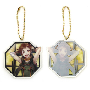 Porte-clés breloques en acrylique découpé au laser mignon Anime imprimé personnalisé - Product Image 1