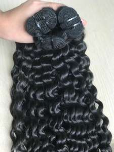 Directo de fábrica 24 pulgadas Kinky Curly Loose Deep Wave Remy Hair Weaving Extension Vietnam Cabello humano de Ivirgohair - Product Image 3