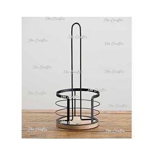 Soporte de papel de seda de color negro de metal Soporte de rollo de papel de cocina de Calidad exclusiva para el fabricante en India - Product Image 1