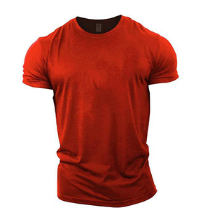 Camiseta de gimnasio para hombre con estampado personalizado 100% algodón, camiseta de talla grande, diseño transpirable para correr - Product Image 5