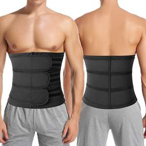 Moldeador de cuerpo para hombre, entrenador de cintura, cinturón adelgazante, quemador de grasa para Fitness, recortador de sudor, faja de Sauna, correas de modelado - Product Image 2