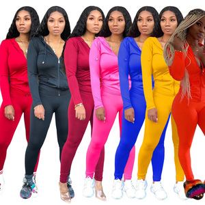 Monos de cintura alta con cuello de pico para mujer, ropa Sexy con patrón de tela de plomo, Material de tejido de punto, 2019 - Product Image 2