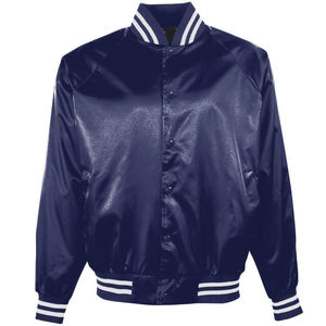Chaqueta Bomber de satén ligera y cómoda, cazadora de satén con tu logotipo, superventas - Product Image 3