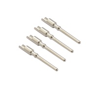 Terminal Pin Berlapis Perak 2.5mm, Jack Plug Pin Kuningan 1mm 1.5mm 2mm 3mm 4mm untuk Peralatan Medis
