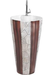 Faible absorption d'eau Meilleure vente Offre Spéciale Sanitaires Seltos 616 Bassin monobloc 460x460x810mm pour maison de luxe. - Product Image 2